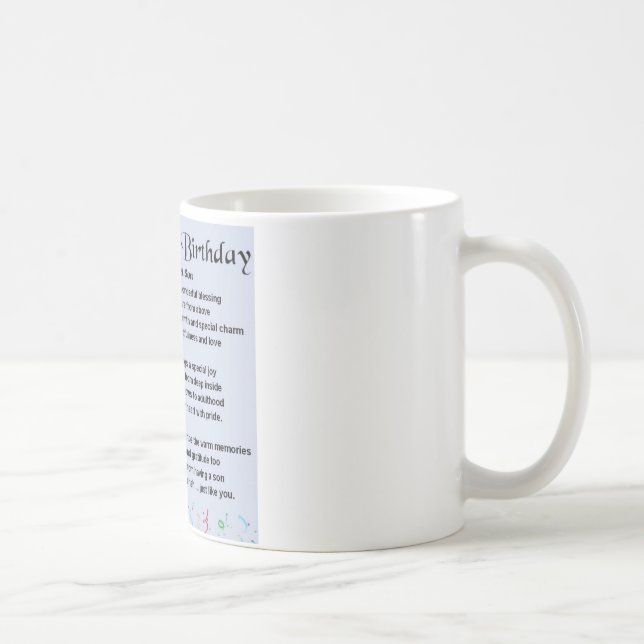 Sondikt - 21st födelsedagdesign kaffemugg (Höger)