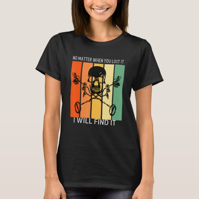 Sondler Treasure Hunter för sonbe Metall Detector T Shirt (Framsida)