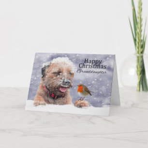 Sondotter jul, kort för gränsTerrierhund