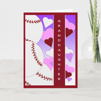 Sondotter som jag älskar U > än baseballvalentin Helgkort