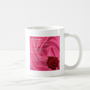 Sondotterdikt - rosa silke & steg kaffemugg
