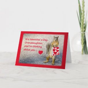 Sondottervalentin dag, ekorre helgkort