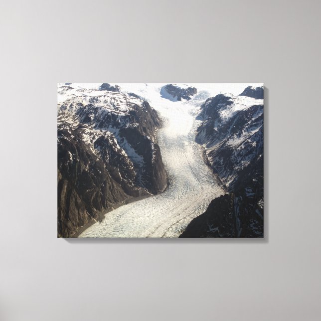 Sondrestrom Glacier på Grönland Canvastryck (Framsida)