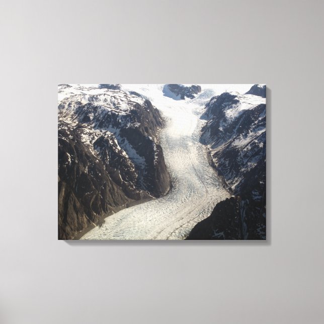 Sondrestrom Glacier på Grönland Canvastryck (Framsida)