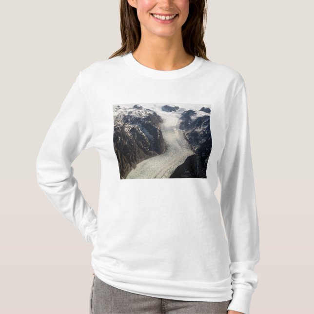 Sondrestrom Glacier på Grönland T-shirt (Framsida)