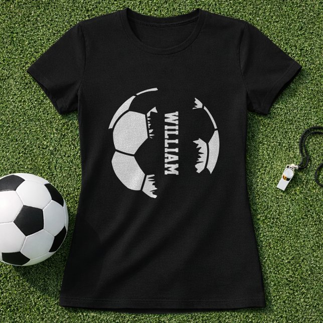 Söndrig Fotboll Customnamn T Shirt (Skapare uppladdad)