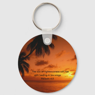 Sonen av Righteousness som läker Keychain Nyckelring