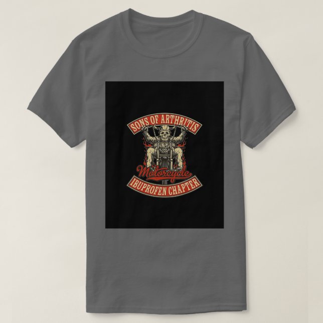 Soner av artrit Ibuprofen kapitel grafik T Shirt (Design framsida)