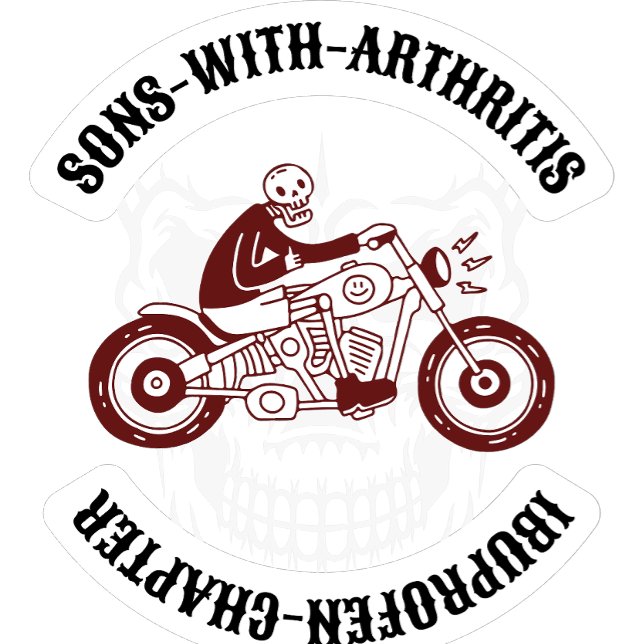 Soner med artrit Ibuprofen Kapitel T-shirt (Skapare uppladdad)