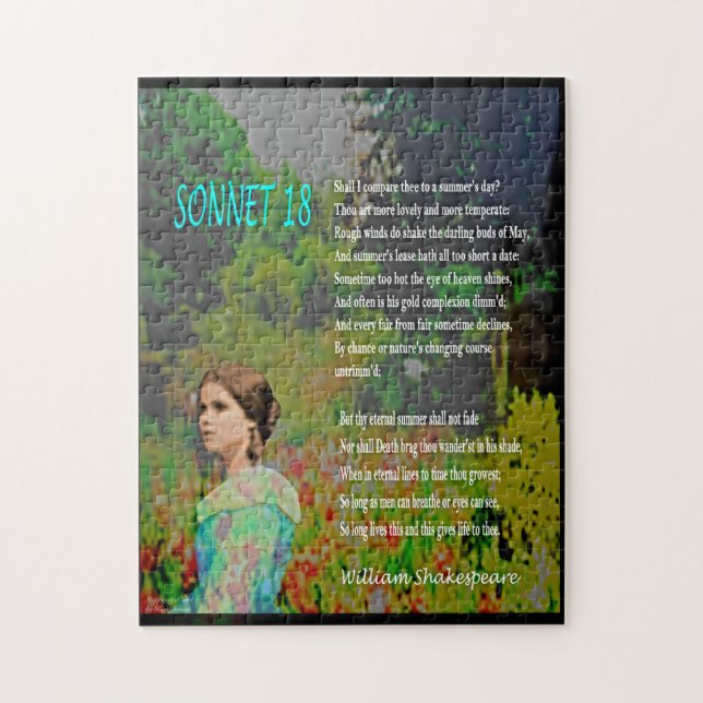 Sonett 18 pussel (Vertikal)