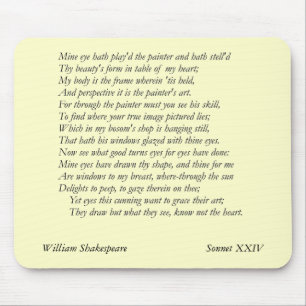 Sonett nr. 24 av William Shakespeare Musmatta