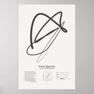 Sonetthäften: Sonett 104 Poster