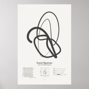 Sonetthäften: Sonett 18 Poster
