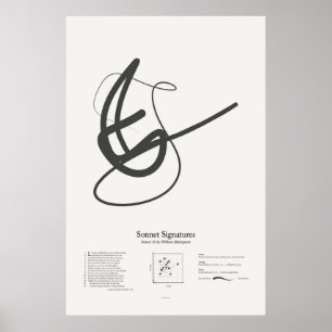 Sonetthäften: Sonett 36 Poster
