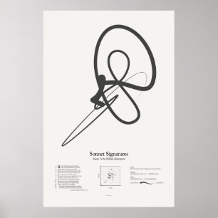 Sonetthäften: Sonett 74 Poster