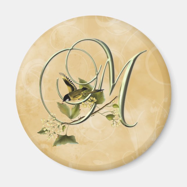 Songbird Initial M Magnet (Framsidan)