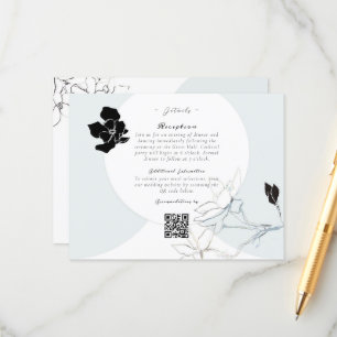Songbird Magnolias Kort för hölje med QR-koder