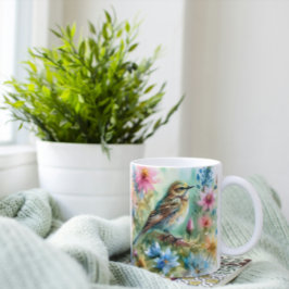 Songbird Melody Gracnice Bird & Blommigt Elegance Kaffemugg