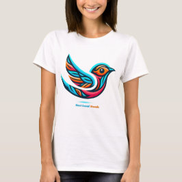 Songbird Nightingale med text Next Level Vocals T Shirt