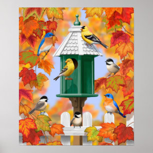 Songbird på hösten poster