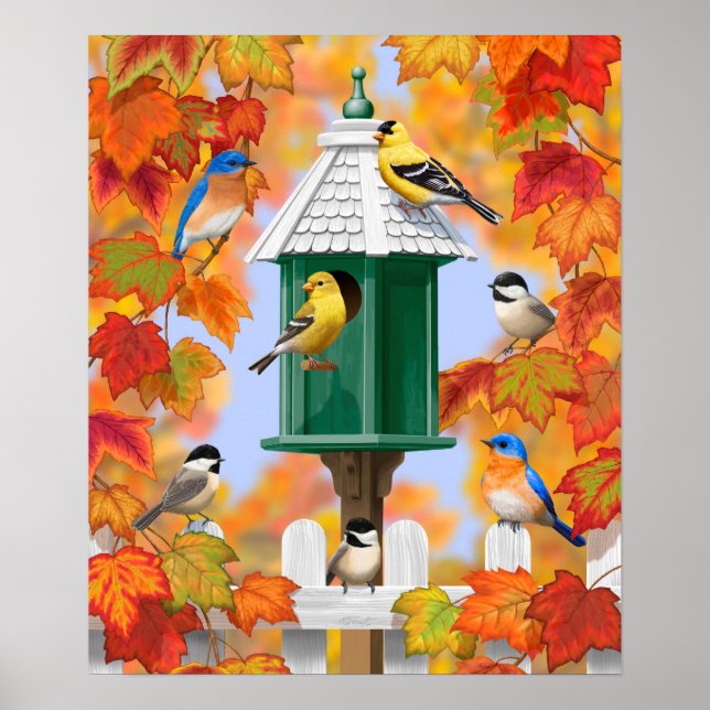 Songbird på hösten poster (Framsidan)