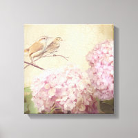 Songbird Rosa Hydrangeas Vintage