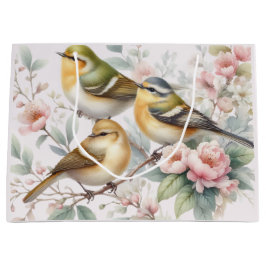 Songbird Sergranat bland blommorna