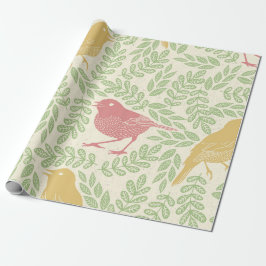 Songbird Sergranat Vår Wrapping Papper Presentpapper