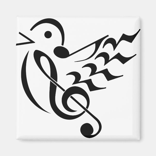 Songbird under flygning magnet (Framsidan)