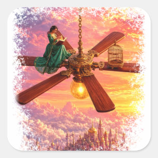 Songbloom Sky Reader - Songbloom Kids Fyrkantigt Klistermärke