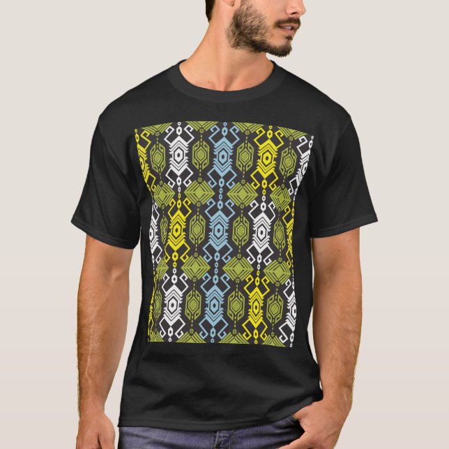 Songket Tenun: Traditional Indonesia Motif. T Shirt (Framsida)