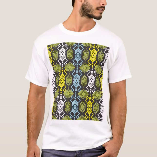 Songket Tenun: Traditional Indonesia Motif. T Shirt (Framsida)