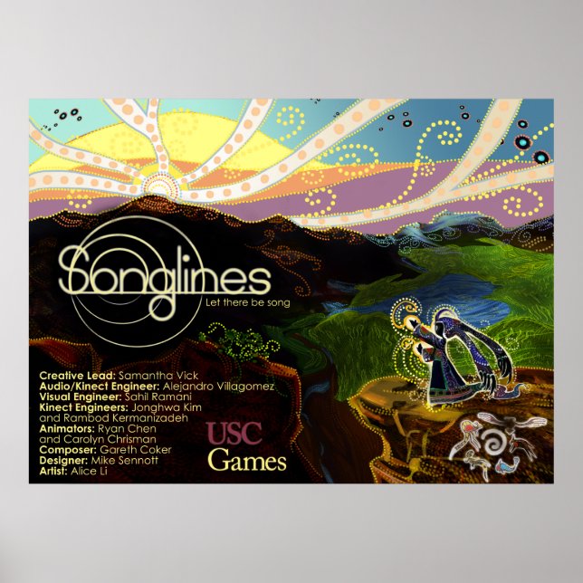 Songlines Poster (Framsidan)