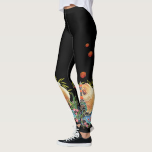 SONGMAO-bakgrund i färg Leggings