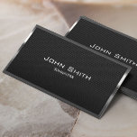 Songwriter för svarta kolfibrer i Metall<br><div class="desc">Affärskortet Black Carbon Fiber Songwriter.</div>