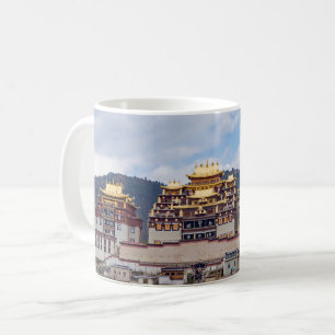 Songzanlin Tibetanskt kloster - Yunnan, China Kaffemugg