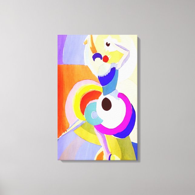 Sonia Delaunay - FLAMENCO DANCER Canvastryck (Framsida)