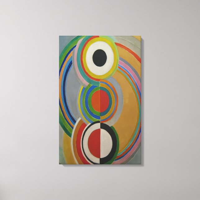 Sonia Delaunay - RYTHME 1 Canvastryck (Framsida)