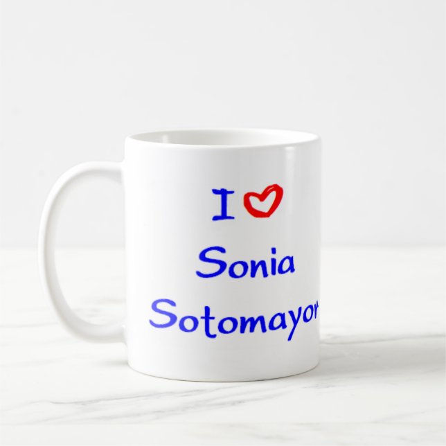 sonia sotomayor kaffemugg (Vänster)