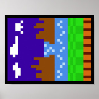 Sonic 1 Poster (pixelerad)