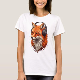 Sonic Flame – Abstract Fox in Motion T Shirt