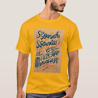 Sonic Groove: 'Låter Bra' Framtryckt T-shirt