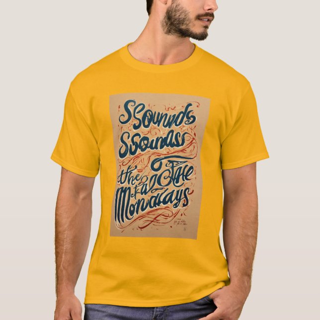 Sonic Groove: 'Låter Bra' Framtryckt T-shirt (Framsida)