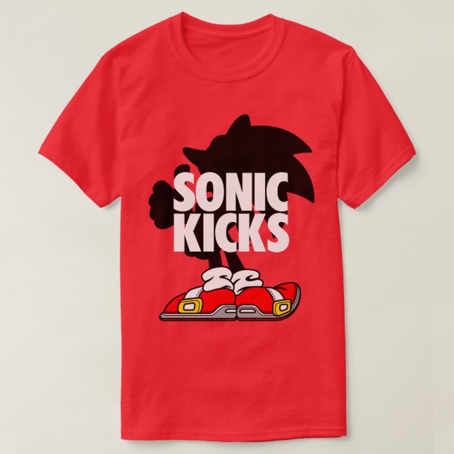 Sonic Kicks T Shirt (Design framsida)