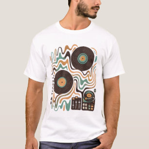 🎶 Sonic Mosaic - Abstrakt DJ Vibes T Shirt