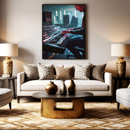 Sonic Pulse Canvastryck