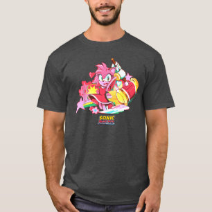 Sonic Racing CrossWorlds Amy-dekal vintage T Shirt