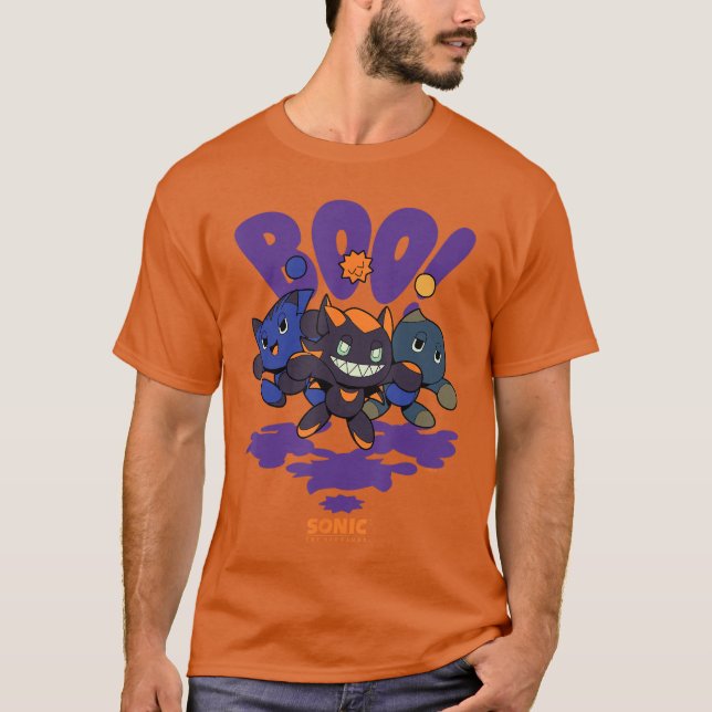 Sonic The Hedgehog Chao Tales Halloween Boo Trio T Shirt (Framsida)