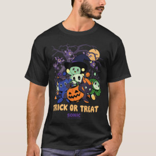 Sonic The Hedgehog Chao Tales Halloween Bus eller  T Shirt