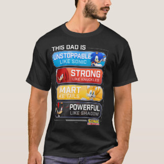 Sonic The Hedgehog Farsdag Obestoppbar T Shirt